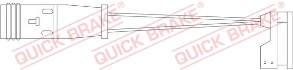 QUICK BRAKE Indikators, Bremžu uzliku nodilums WS 0227 A